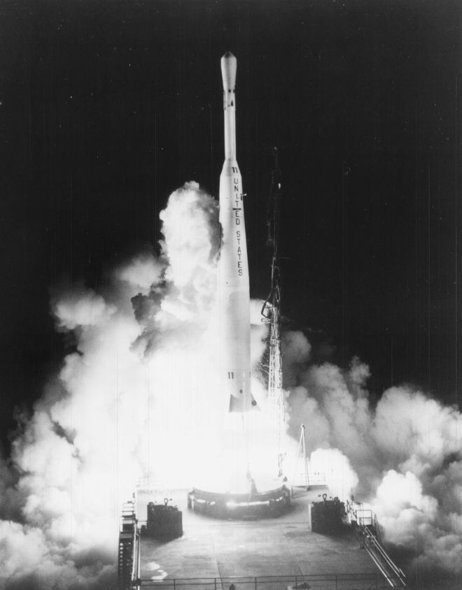 Il lancio del Telstar 1 (Archivio NASA)