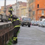 arno in piena pisa