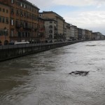 arno in piena pisa