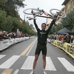 Tommaso Cecchi all'arrivo