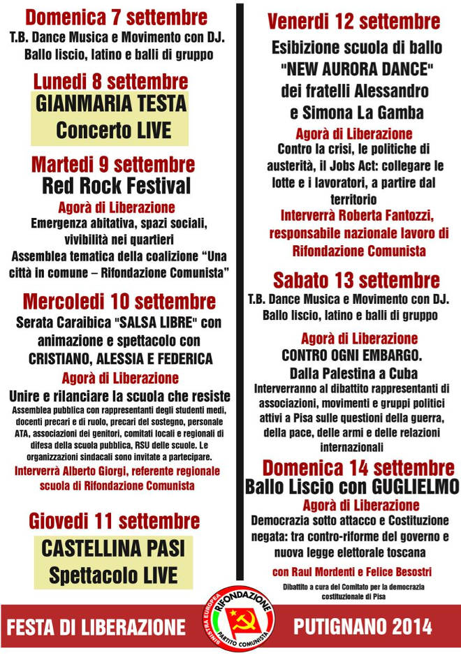 PRC_festa liberazione putignano 2014